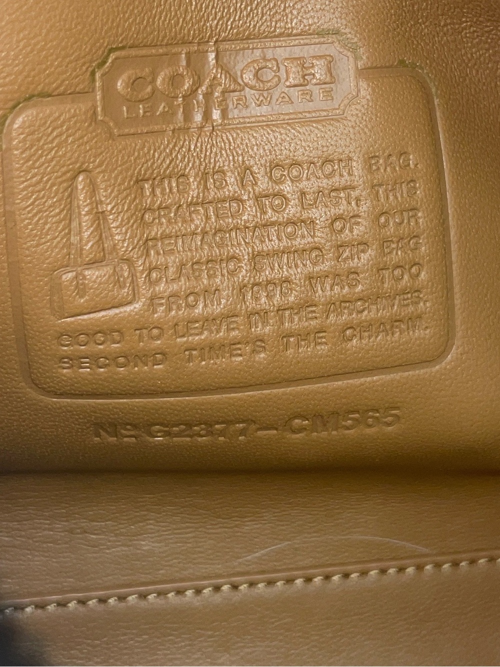 Coach ‘Swing Zip’ 20 Limited Edition Bag - Picture 13 of 13